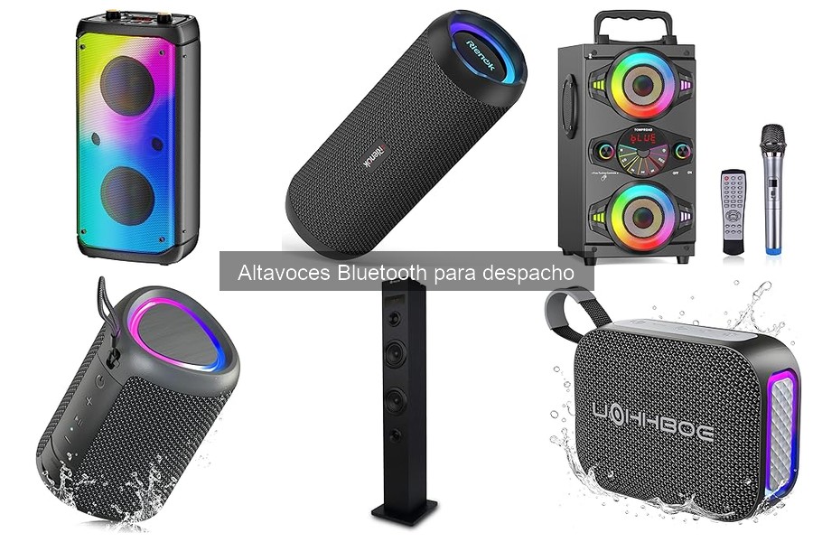 Tipos de altavoces Bluetooth para audioconferencias en oficina