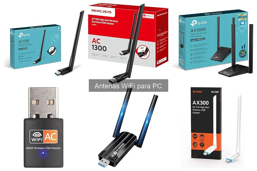 Tipos de antenas WiFi para PC y sus diferencias