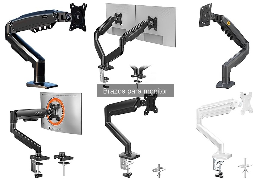 Tipos de brazos para monitor: guía completa y características