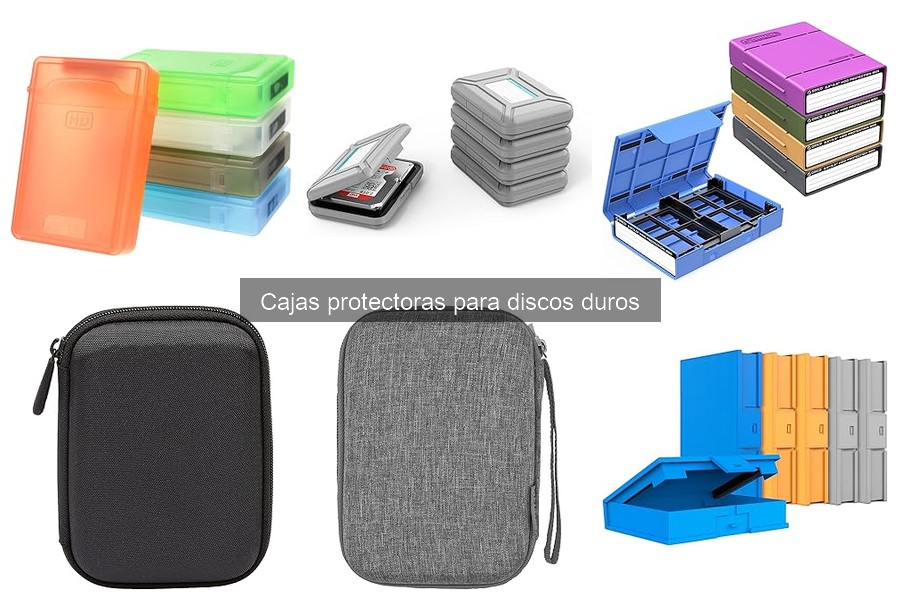 Tipos de cajas protectoras para discos duros: características y usos