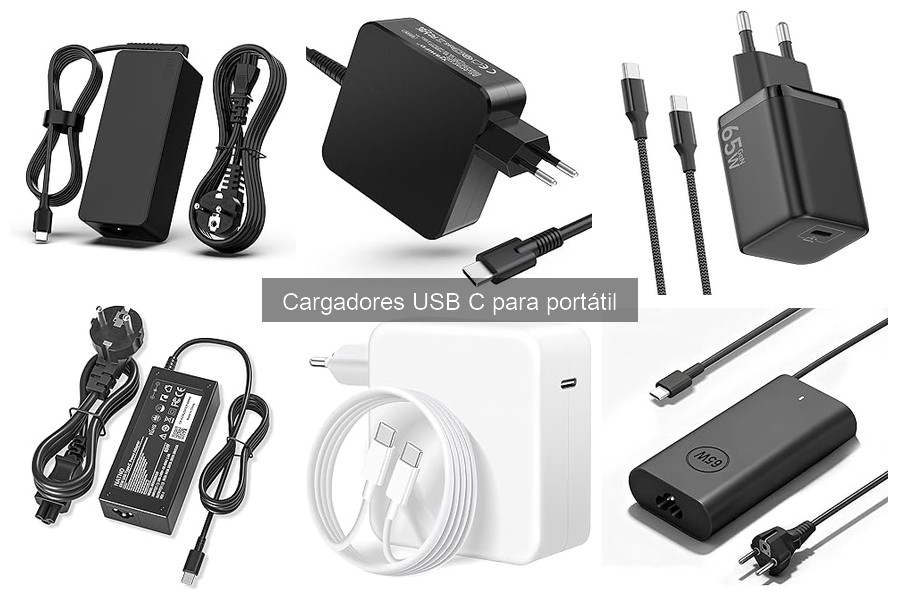 Tipos de cargadores USB-C para portátil y sus especificaciones