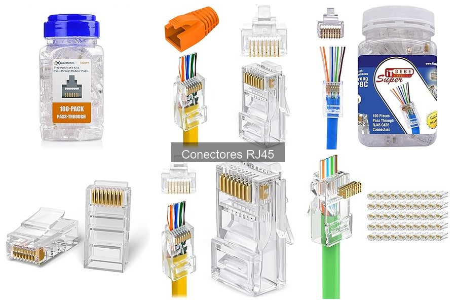 Tipos de conectores RJ45 y sus diferencias explicadas