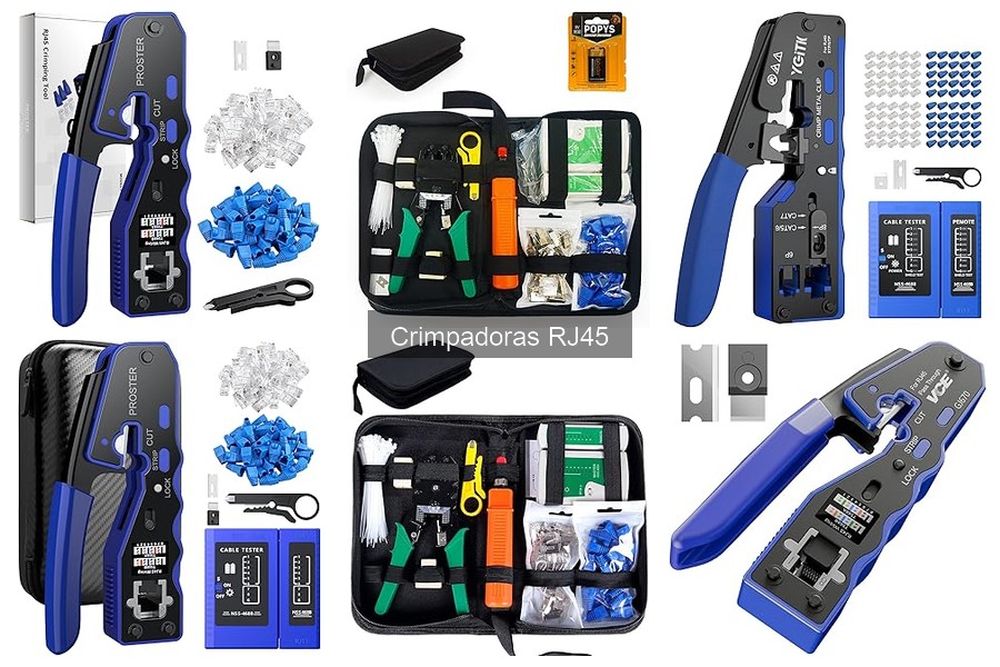 Tipos de crimpadoras RJ45: Encuentra la mejor para ti