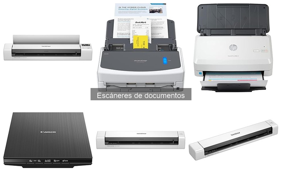 Tipos de escáneres de documentos y sus usos prácticos
