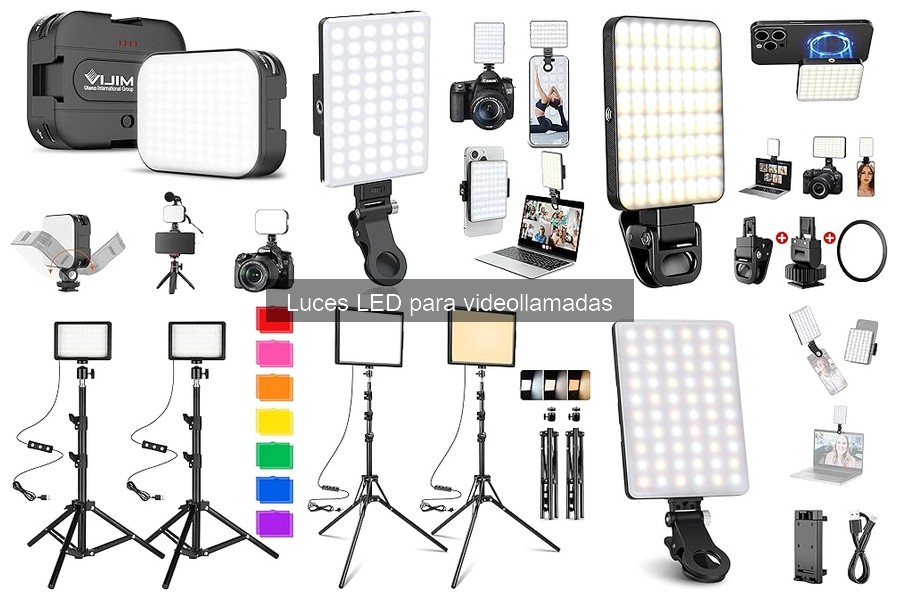 Tipos de luces LED para videollamadas: Guía completa