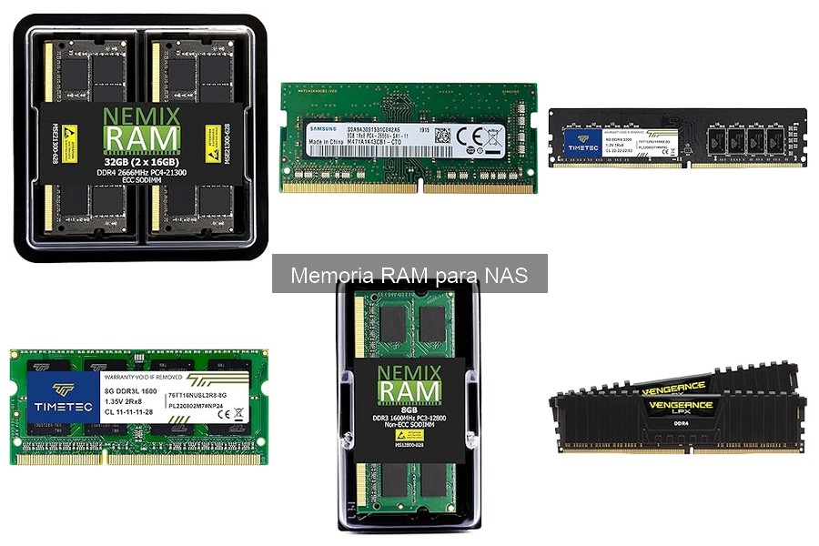 Tipos de Memoria RAM Compatibles con tu NAS