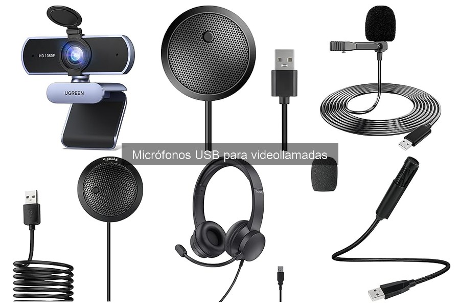 Tipos de micrófonos USB para videollamadas: guía completa