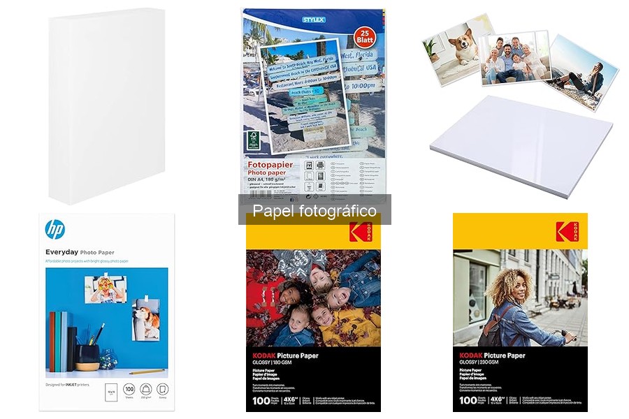 Tipos de papel fotográfico: mate, brillante y más