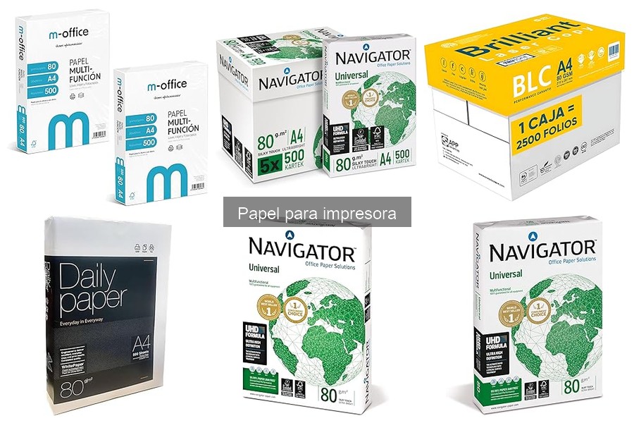 Tipos de papel para impresora: características y usos