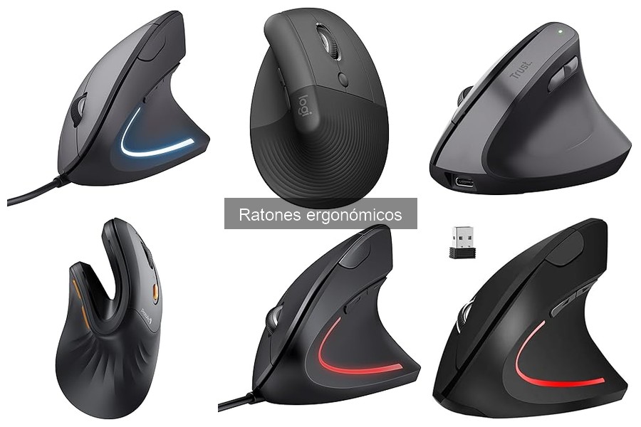 Tipos de ratones ergonómicos: guía para elegir el mejor