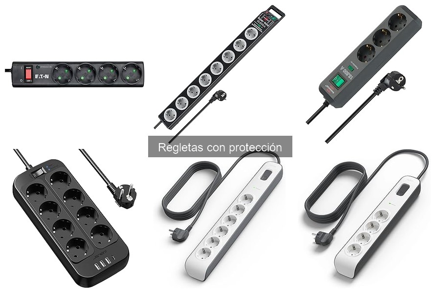 Tipos de regletas con protección: encuentra la ideal para ti