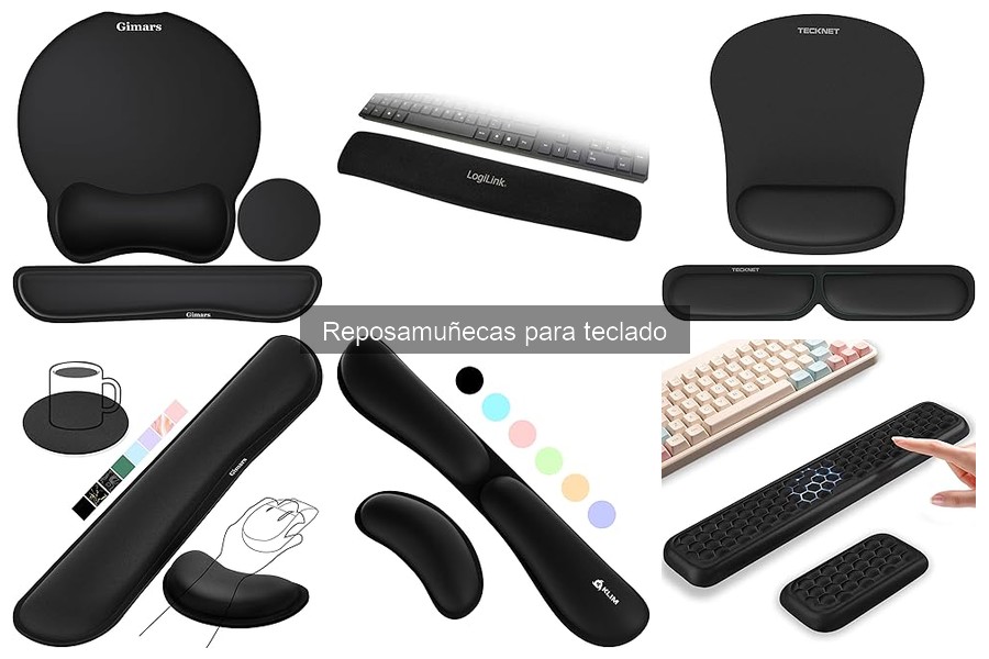 Tipos de reposamuñecas para teclado: guía completa