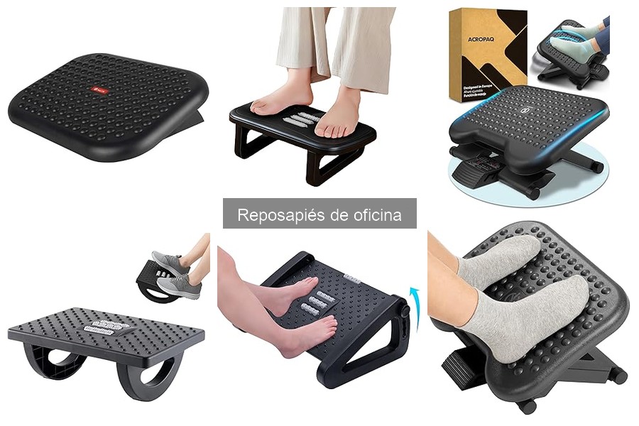 Tipos de reposapiés de oficina: Guía de selección y beneficios