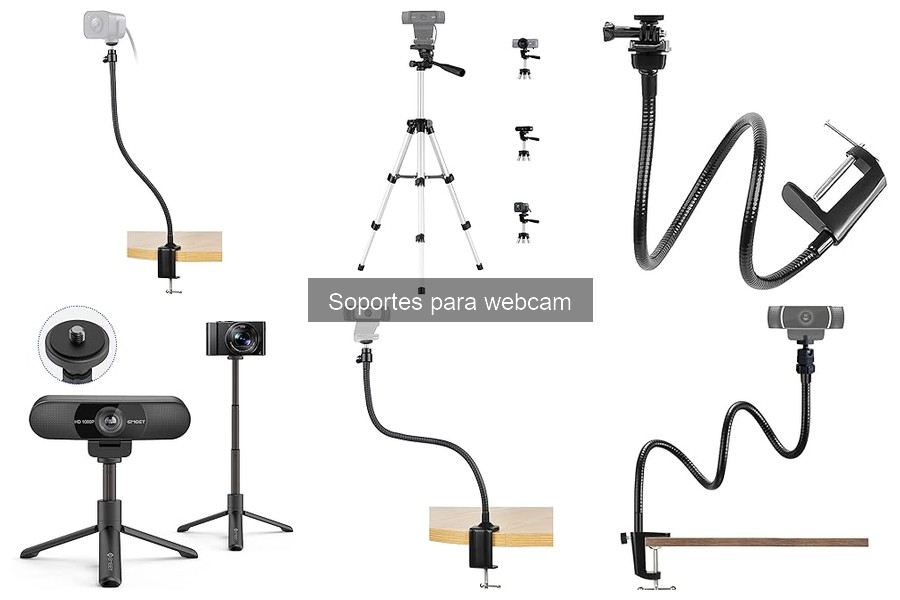 Tipos de soportes para webcam: guía completa y opciones
