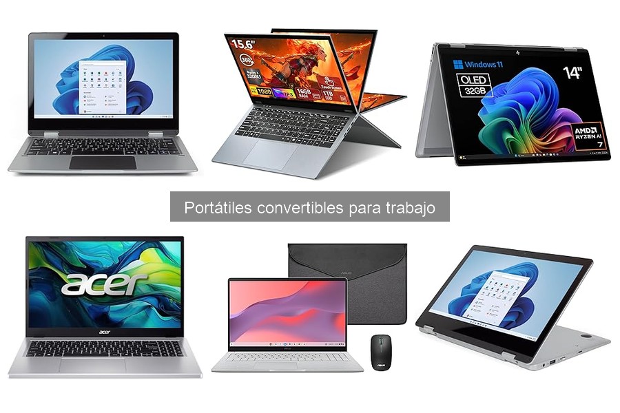 Todo sobre los portátiles convertibles: características y ventajas