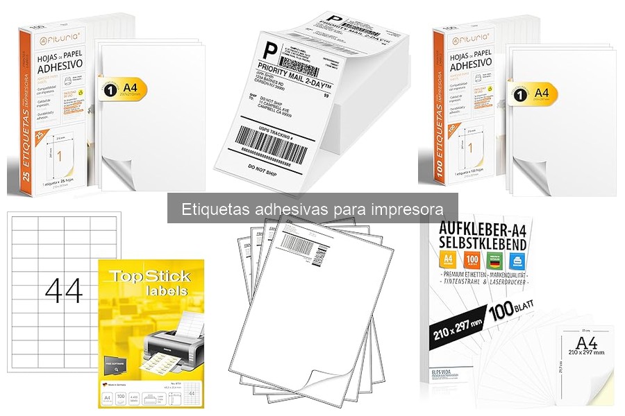 Ventajas de las etiquetas adhesivas para impresora en oficina