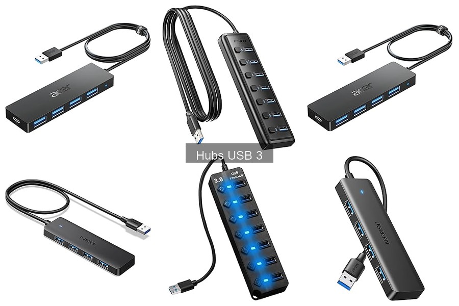 Ventajas de usar un hub USB 3 sobre USB 2.0 en oficina