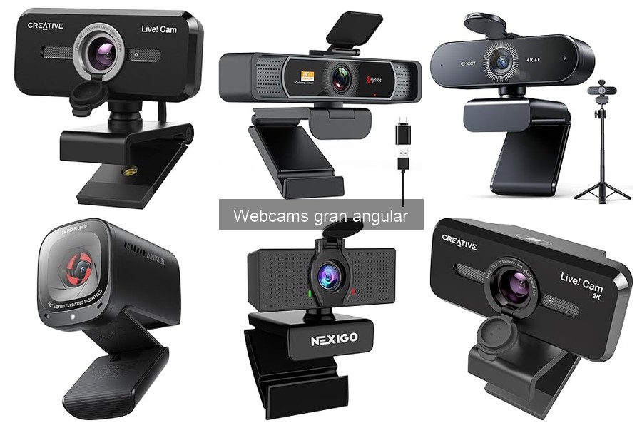 Ventajas y desventajas de las webcams gran angular