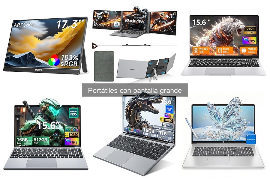 Ventajas y desventajas de los portátiles con pantallas grandes