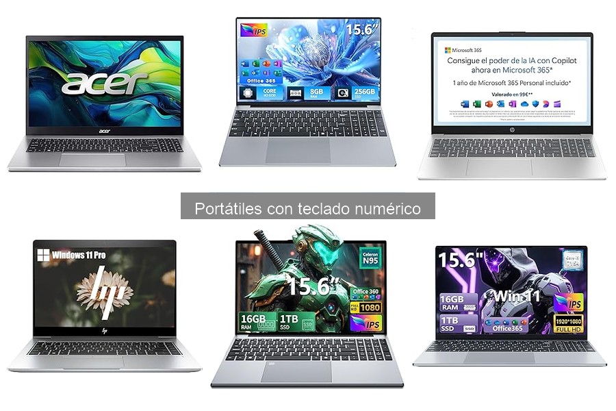 Ventajas y desventajas de los portátiles con teclado numérico
