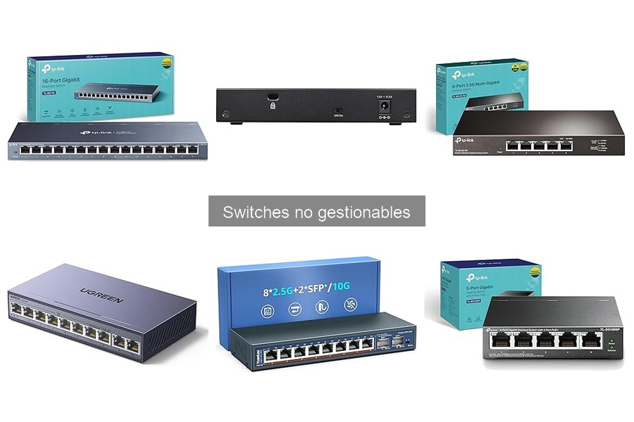 Ventajas y desventajas de los switches no gestionables