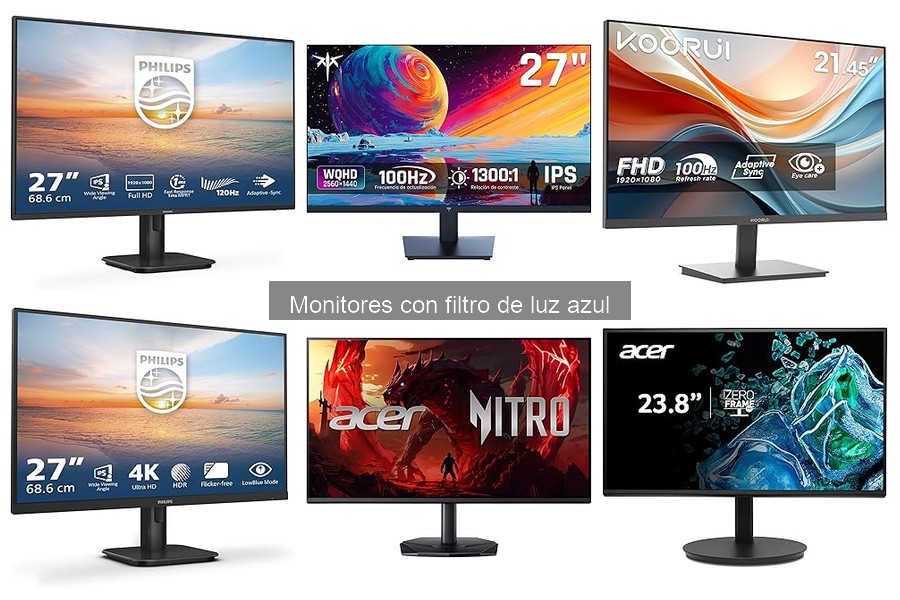 Ventajas y desventajas de monitores con filtro de luz azul