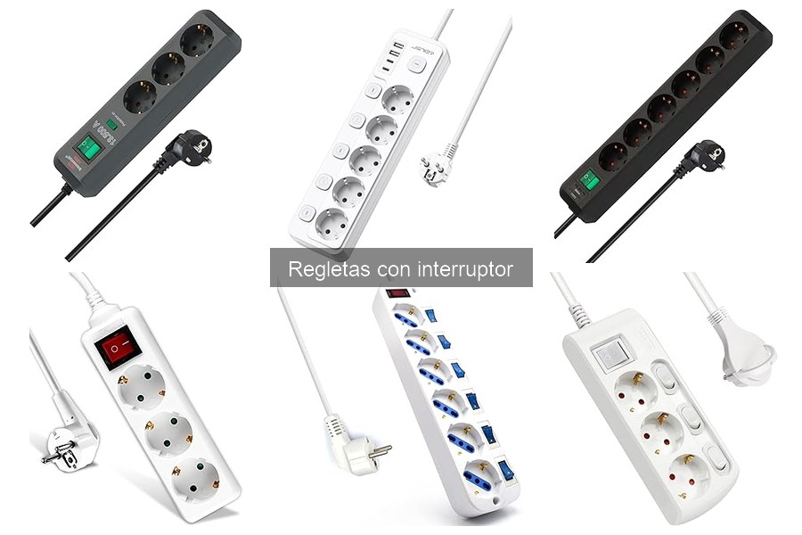 Ventajas y desventajas de regletas con interruptor