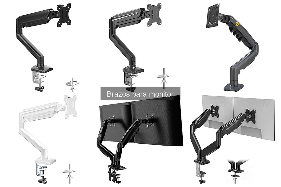 Ventajas y desventajas de un brazo para monitor en oficina