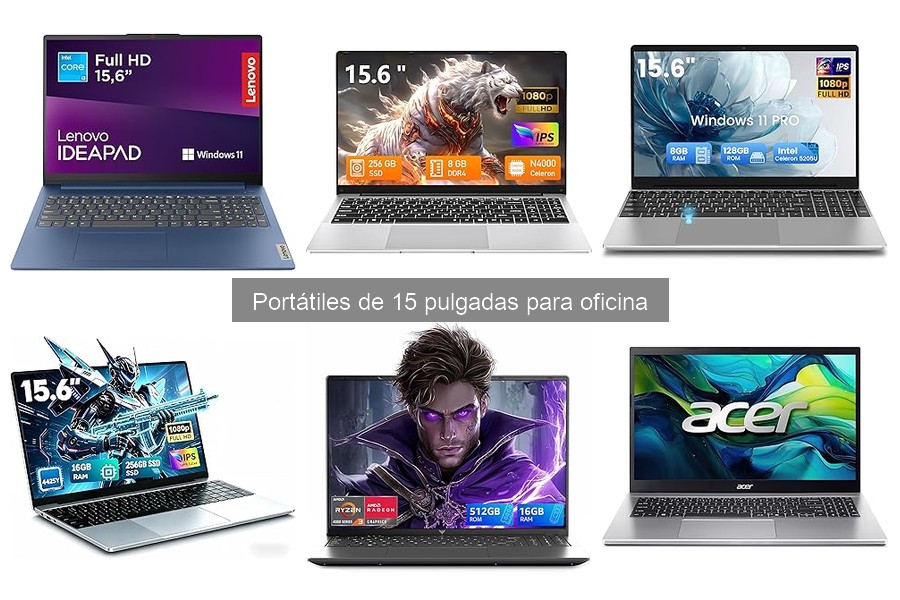 Ventajas y desventajas de un portátil de 15 pulgadas