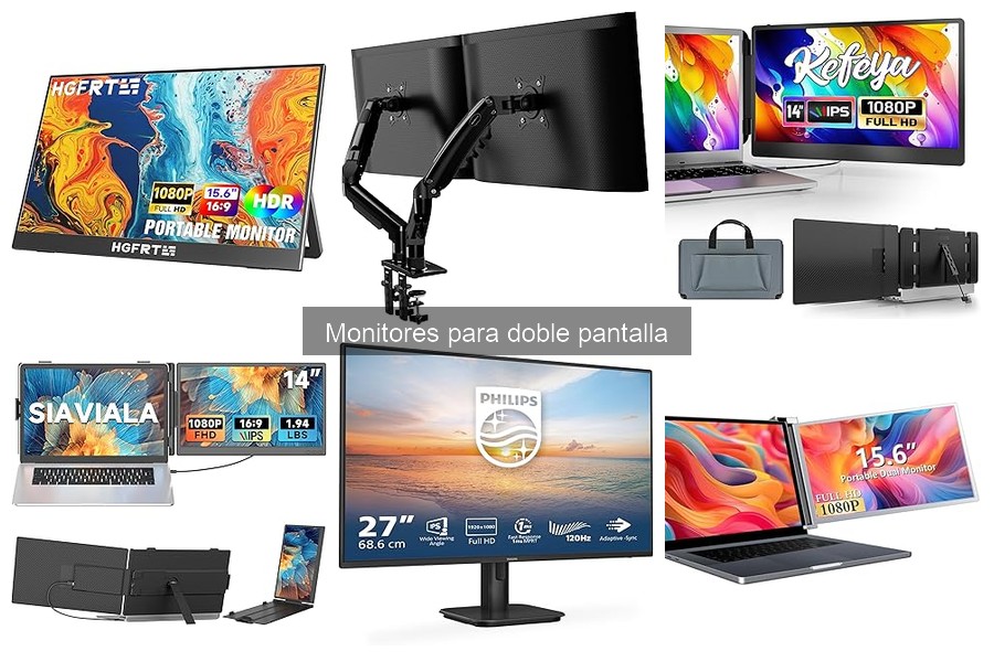Ventajas y desventajas de usar monitores de doble pantalla